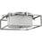 Chadwick Collection Two-Light Brushed Nickel 15-3/8" Flush Mount