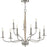 Durrell Collection Nine-Light Brushed Nickel Chandlier