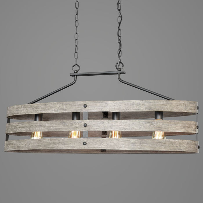 Gulliver Collection Four-Light Linear Chandelier