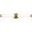 Indeco(TM) 27in. LED Linear Vanity Light Natural Brass