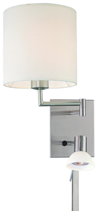 George's Reading Room™ - 1 Light Convertible Wall Lamp With Reading Lamp