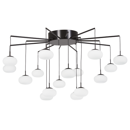 George's Web - LED Chandelier (convertible to Semi Flush)
