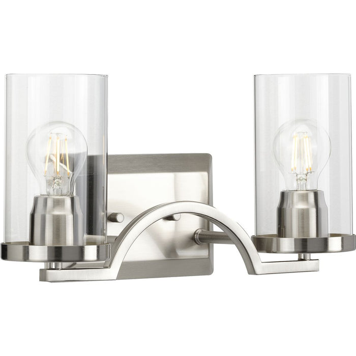 Lassiter Collection Brushed Nickel Two-Light Bath
