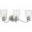 Durrell Collection Brushed Nickel Three-Light Bath
