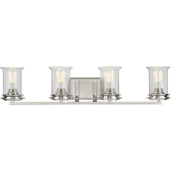 Winslett Collection Brushed Nickel Four-Light Bath