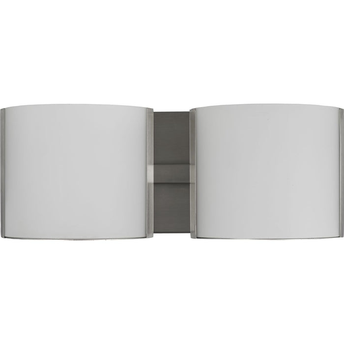 Arch LED Collection Brushed Nickel Two-Light LED Bath