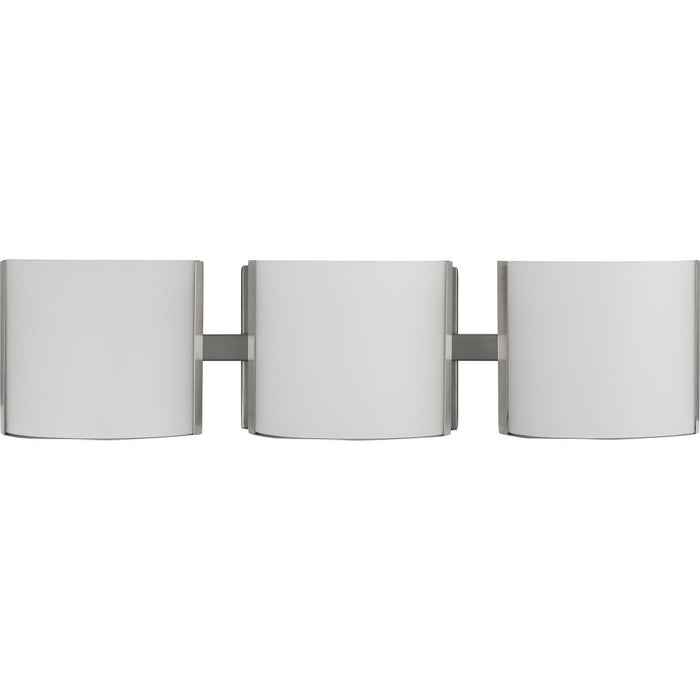 Arch LED Collection Brushed Nickel Three-Light LED Bath