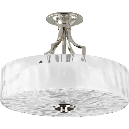 Caress Collection Two-Light 16" Semi-Flush Mount