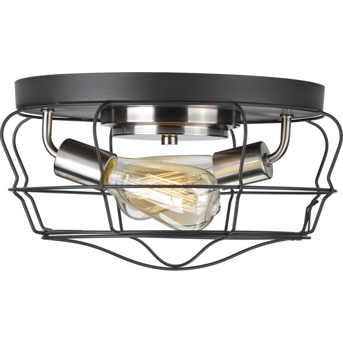 Gauge Collection Two-Light Flush Mount