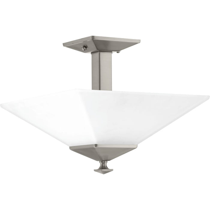 Clifton Heights Collection 12-3/4" Two-Light Semi-Flush