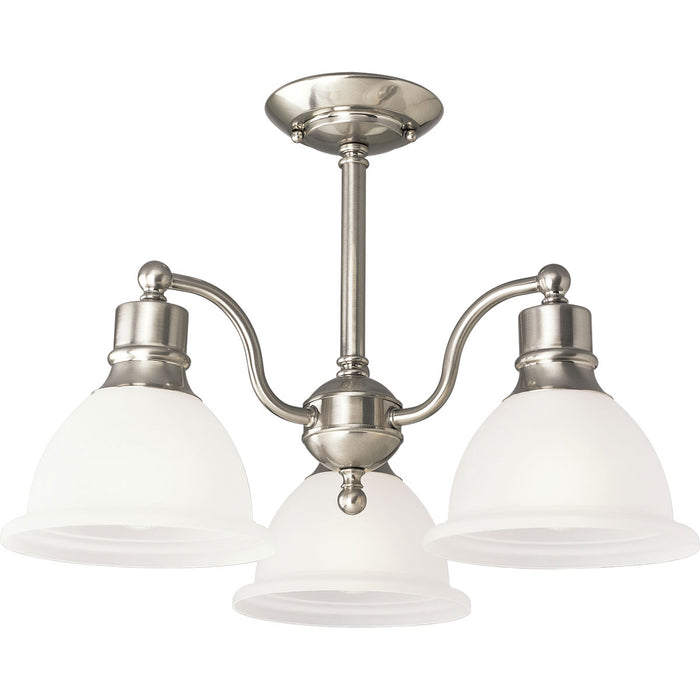 Madison Collection Three-Light 20-3/4" Close-to-Ceiling