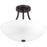 Gather Collection Two-Light 12-7/8" Semi-Flush Convertible