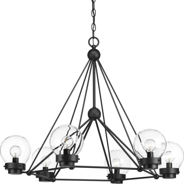 Spatial Collection Six-Light Chandelier
