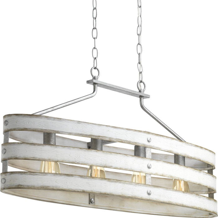 Gulliver Collection Four-Light Linear Chandelier