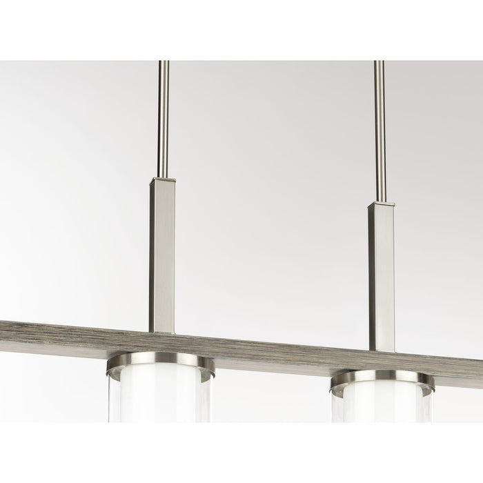 Mast Collection Four-Light Linear Chandelier