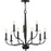 Durrell Collection Nine-Light Brushed Nickel Chandlier