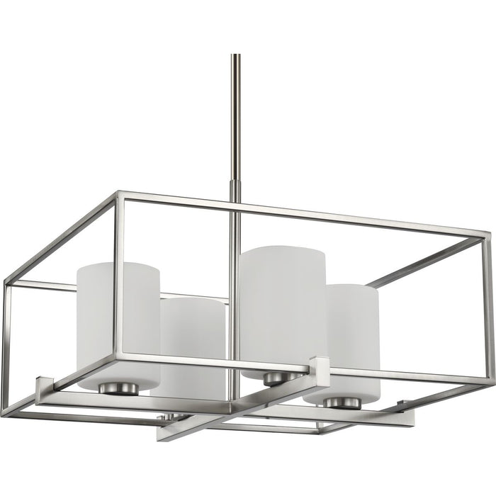 Chadwick Collection Four-Light Brushed Nickel Chandelier