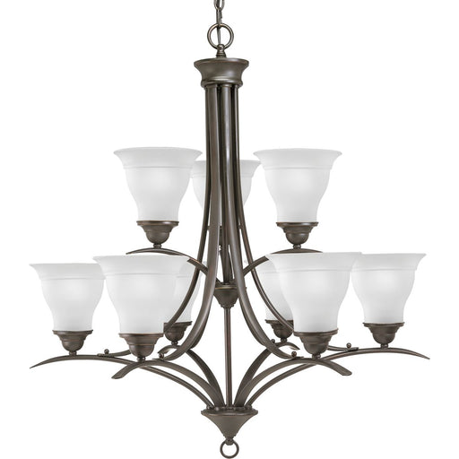 Trinity Collection Nine-Light, Two-Tier Chandelier