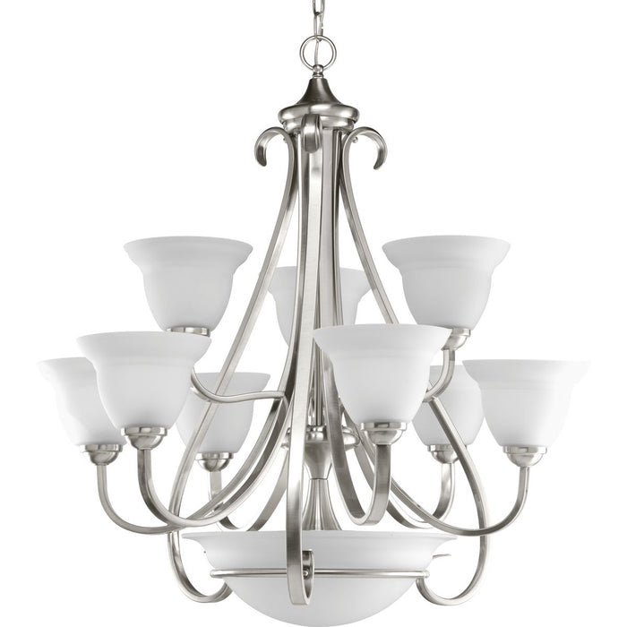 Torino Collection Nine-Light, Two-Tier Chandelier