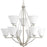 Bravo Collection Nine-Light, Two-Tier Chandelier