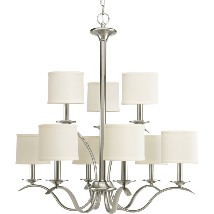 Inspire Collection Nine-Light, Two-Tier Chandelier