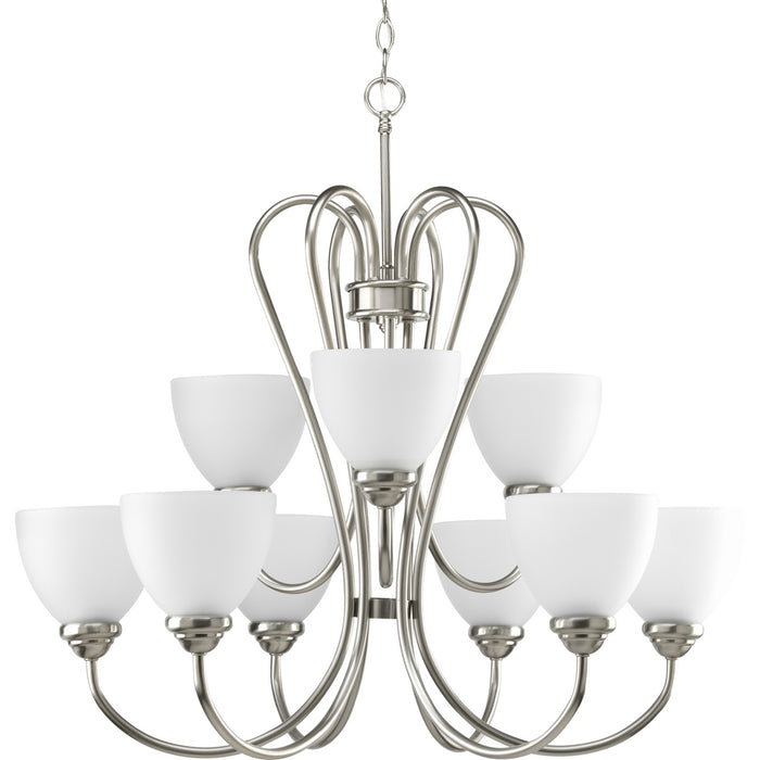 Heart Collection Nine-Light, Two-Tier Chandelier