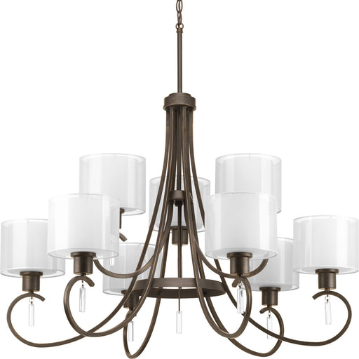 Invite Collection Nine-Light, Two-Tier Chandelier