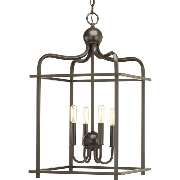 Assembly Hall Collection Four-Light Foyer Pendant