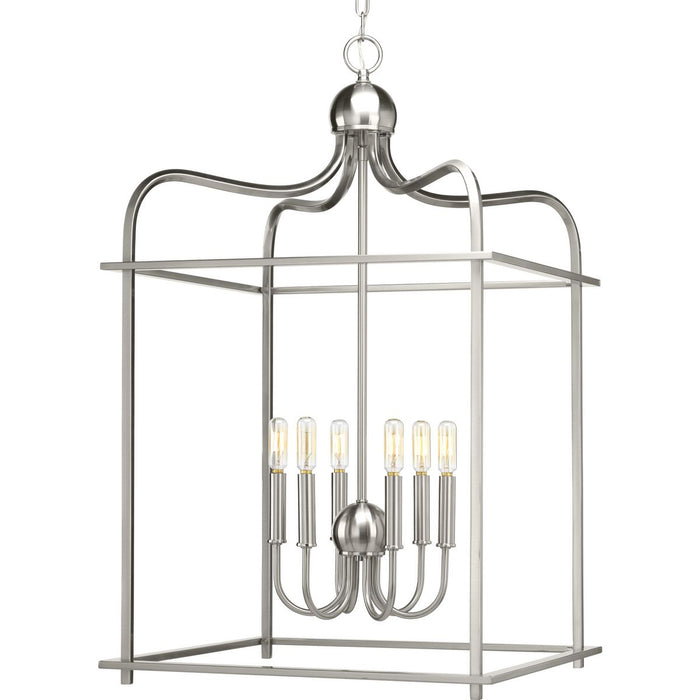 Assembly Hall Collection Six-Light Foyer Pendant