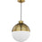 Globe LED Collection Brushed Nickel One-Light LED Pendant