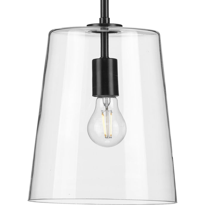 Clarion Collection Brushed Nickel One-Light Small Pendant