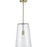 Clarion Collection Brushed Nickel One-Light Medium Pendant