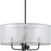 Riley Collection Brushed Nickel Three-Light Pendant