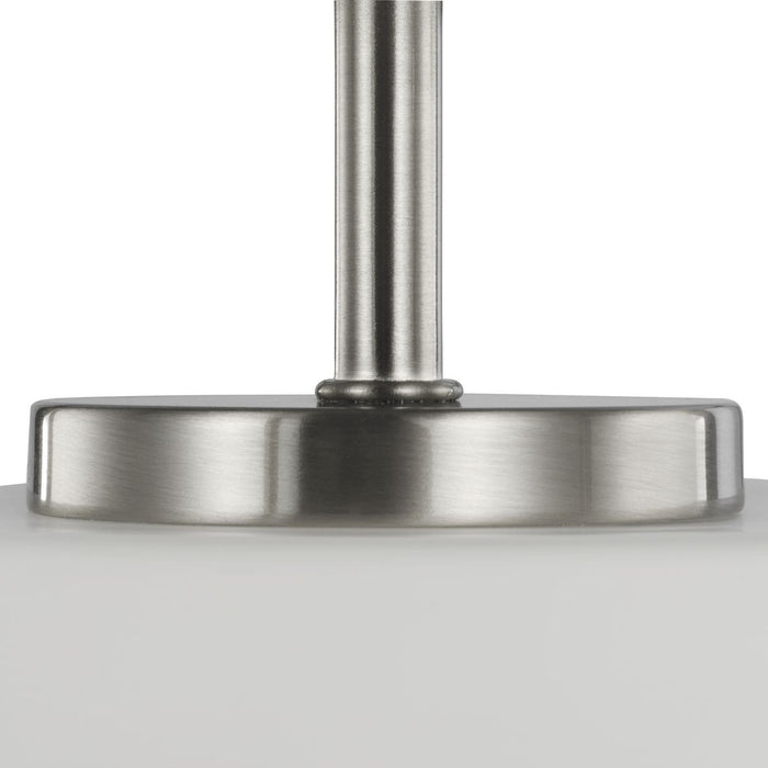 Chadwick Collection One-Light Brushed Nickel Mini-Pendant
