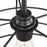 Chambers Collection Black One-Light Pendant