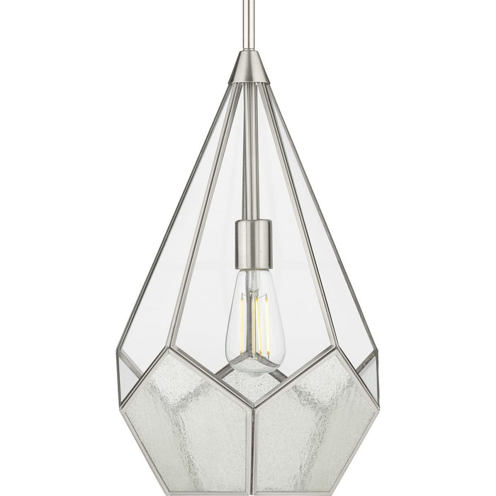 Cinq Collection Brushed Nickel One-Light Pendant