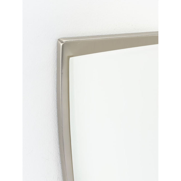 LED Etched Glass Brushed Nickel LED Wall Sconce